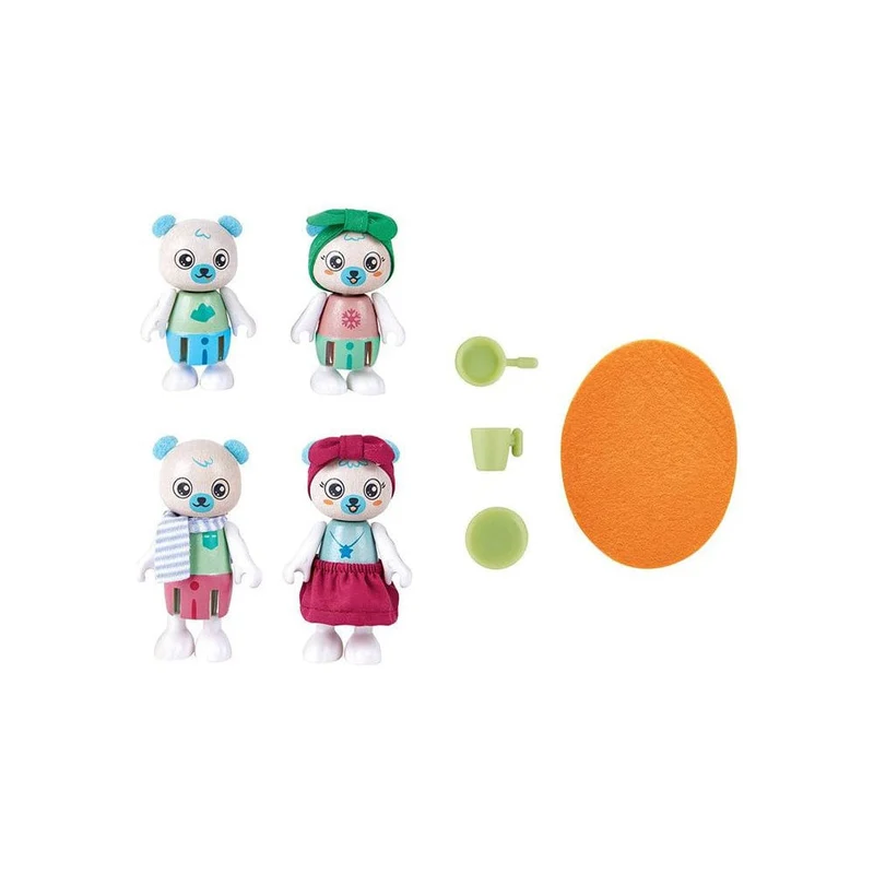Hape Polar Bear Family