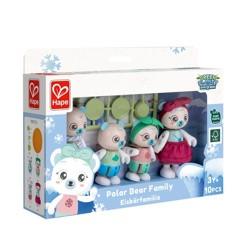 Hape Polar Bear Family