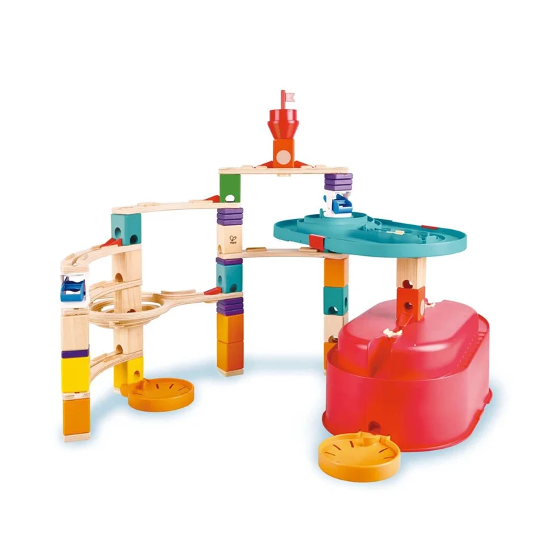 Hape Quadrilla Stack Track Bucket Set