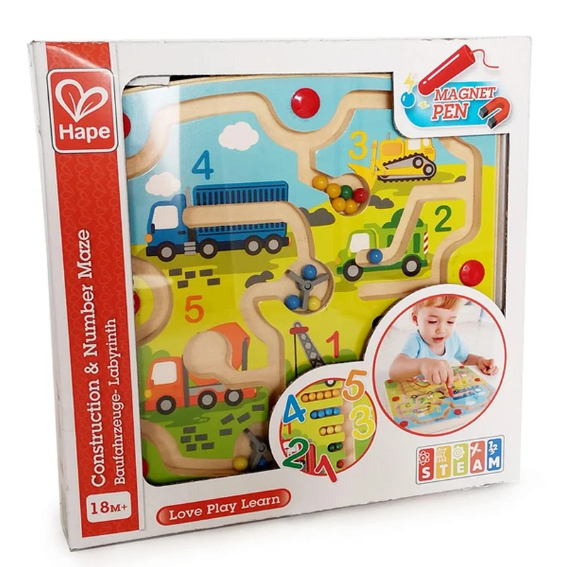 Hape Construction & Number Maze