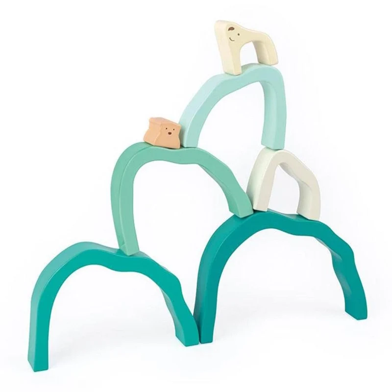 Hape Arctic Polar Bear Stacking Blocks