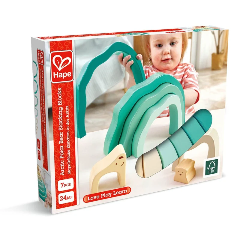 Hape Arctic Polar Bear Stacking Blocks
