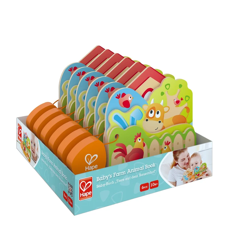 Hape Farm Animal Book