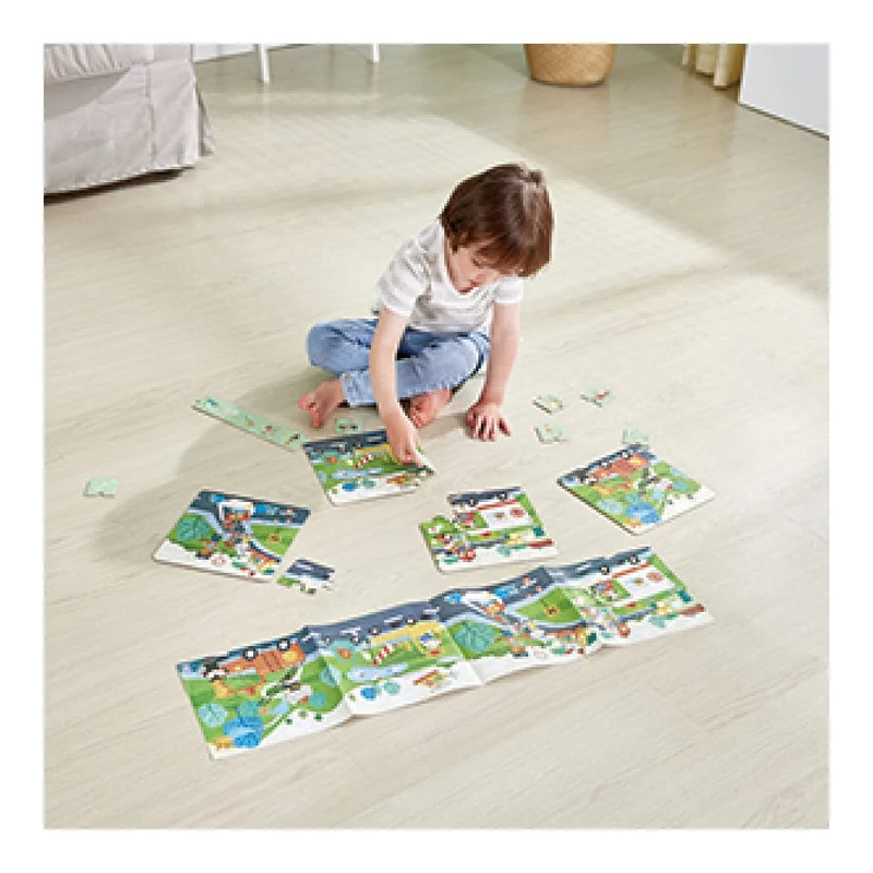 Hape Rescue Vehicles Puzzle ( 80 x 20cm)