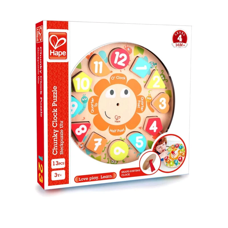 Hape Chunky Clock Puzzle