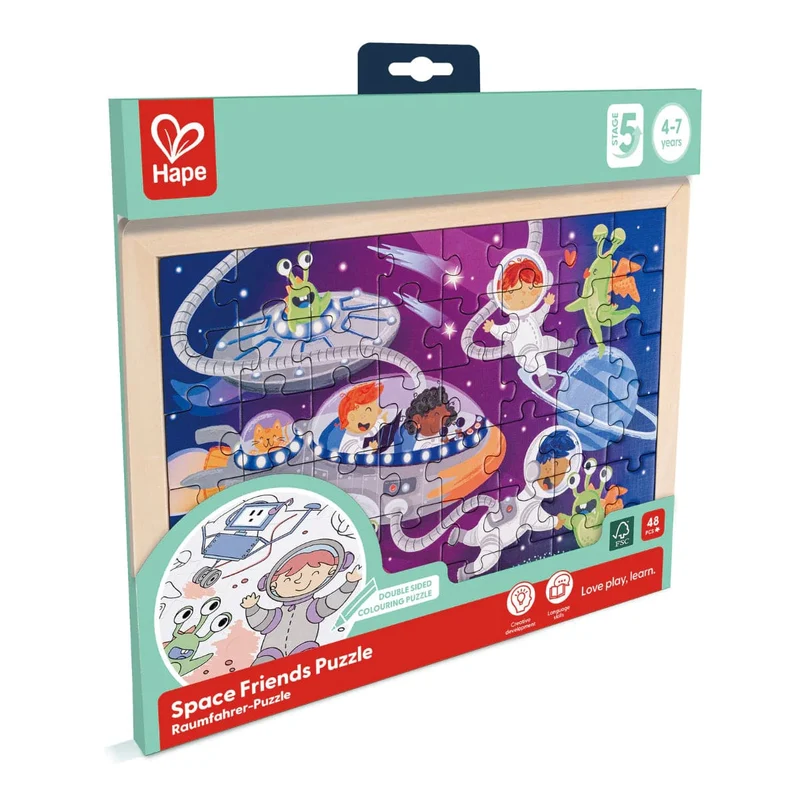 Hape Space Friends Puzzle