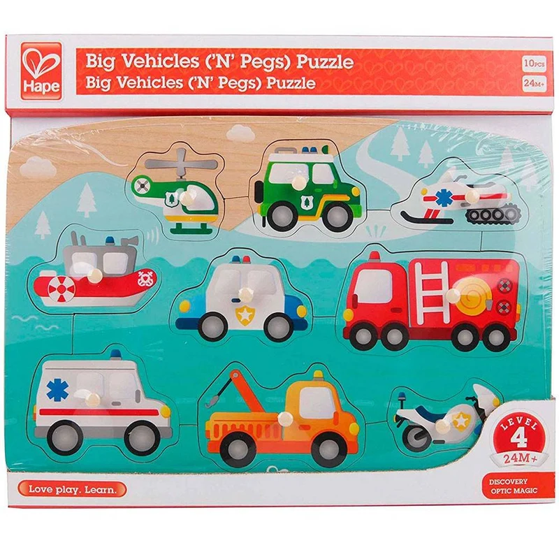 Hape Emergency Peg Puzzle