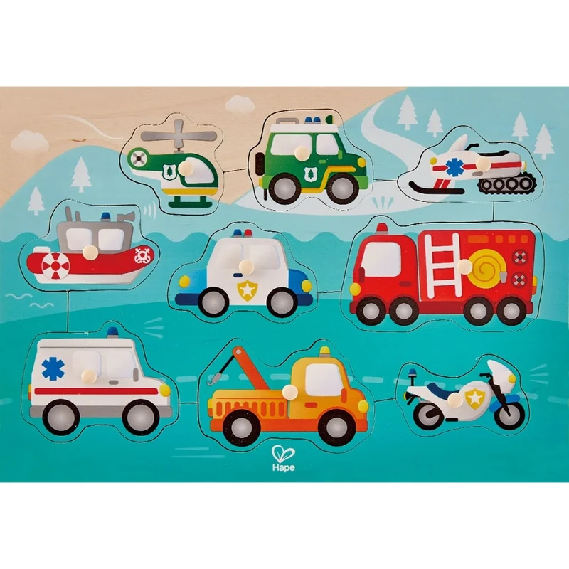 Hape Emergency Peg Puzzle