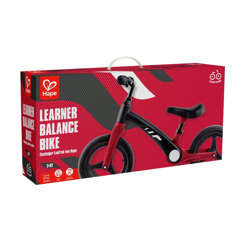 Hape Learner Balance Bike / Red