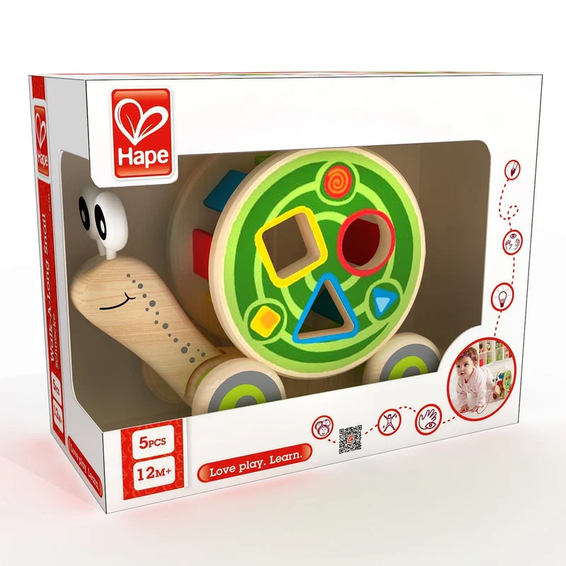 Hape Walk-A-long Snail