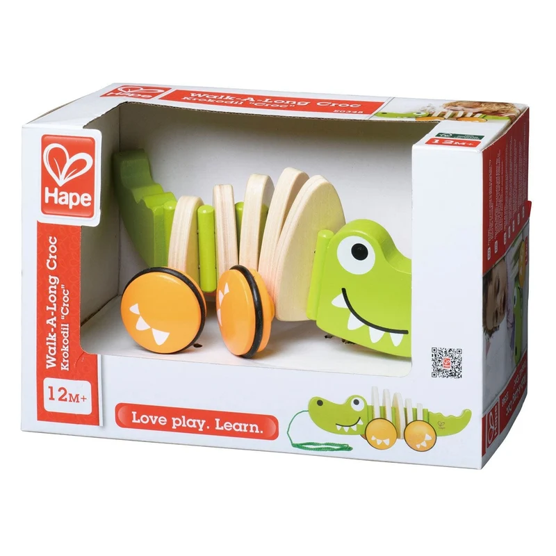 Hape Walk-A-Long-Crocodile / FSC