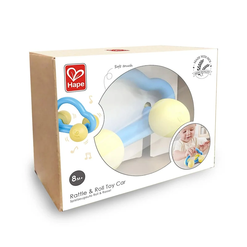 Hape Rattle & Roll Toy Car