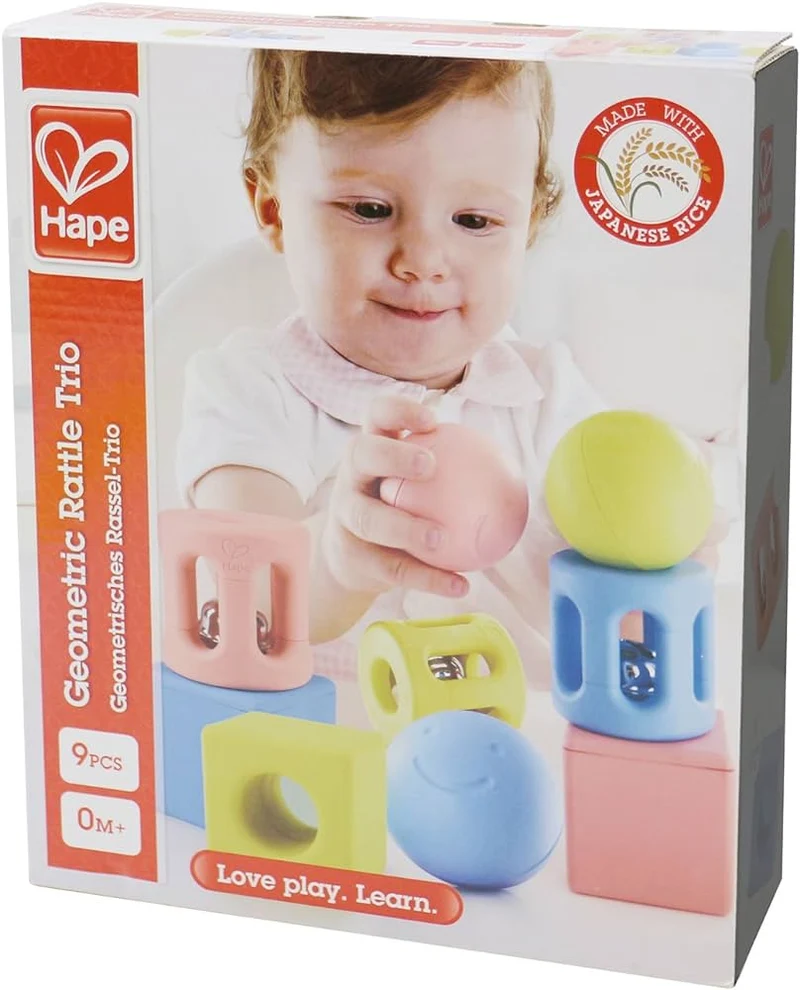 Hape Geometric Rattle Trio
