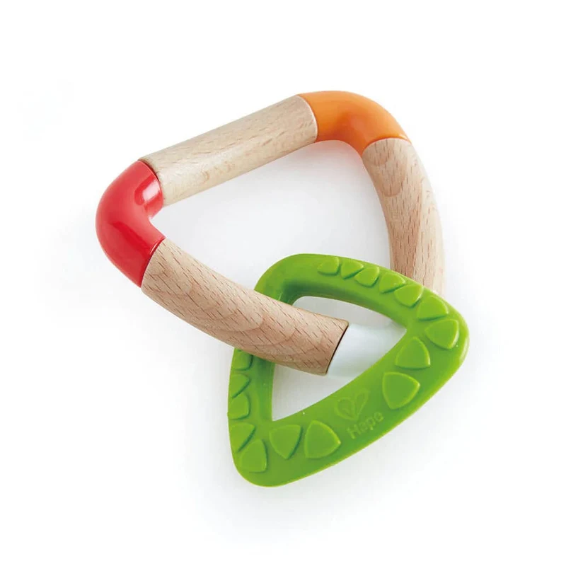Hape Double Triangle Teether - with tag
