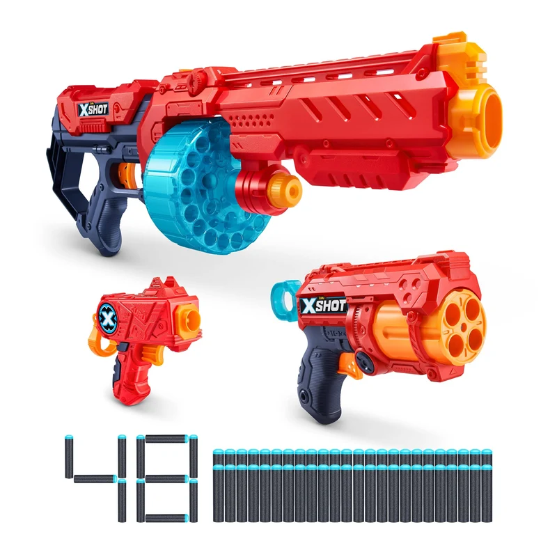 X-Shot Combo Pack Turbo Fire/Fury 4 & Micro