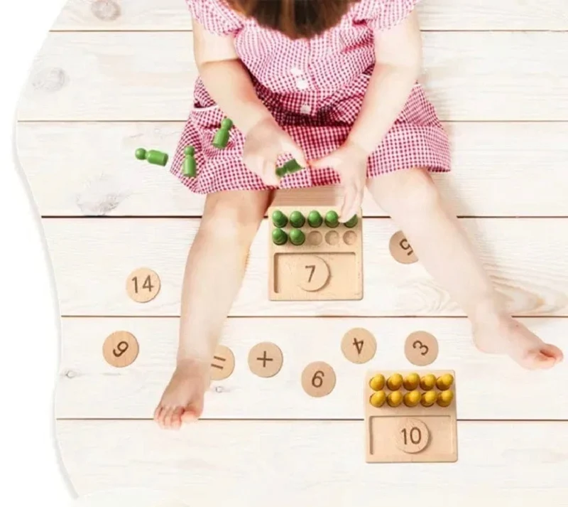Woody Buddy - Counting Pegs - Natural