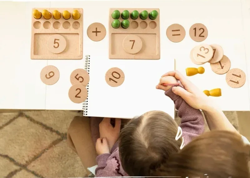 Woody Buddy - Counting Pegs - Natural
