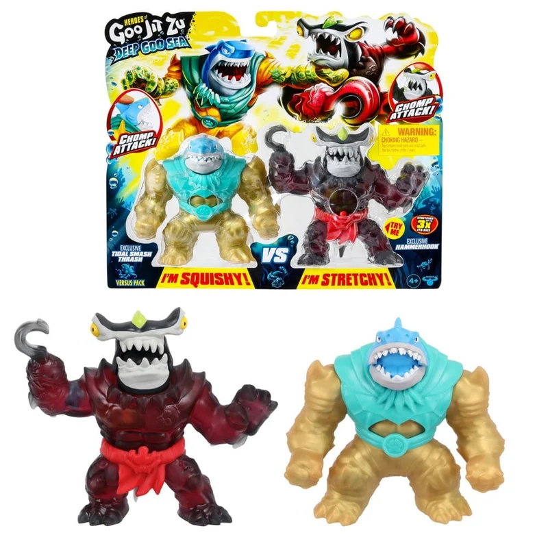 Heroes Of Goo Jit Zu Deep Goo Sea Versus Pack – Tidal Smash Thrash VS Exclusive Hammerhook