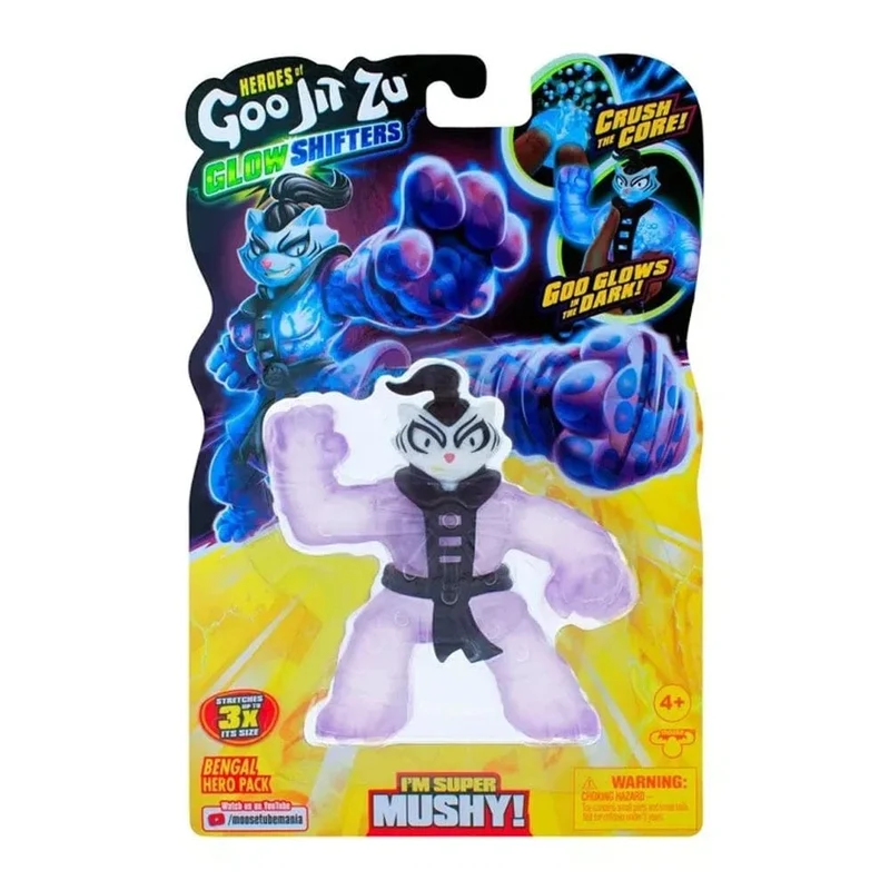 Heroes Of Goo Jit Zu Glow Shifters Bengal Hero Pack