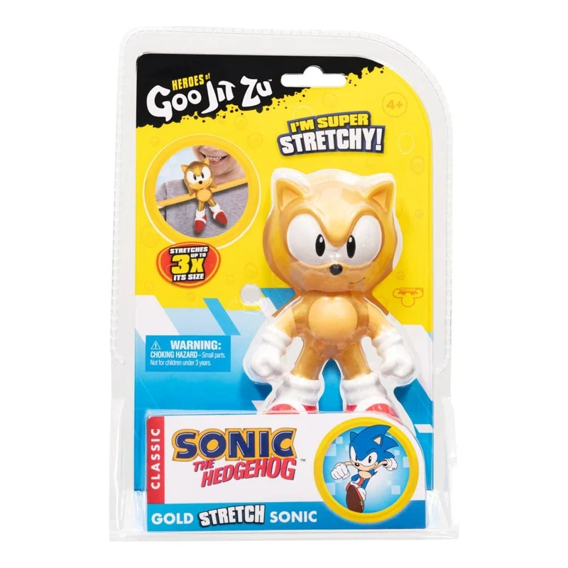 Heroes of Goo Jit Zu Sonic the Hedgehog - Gold Stretch Sonic