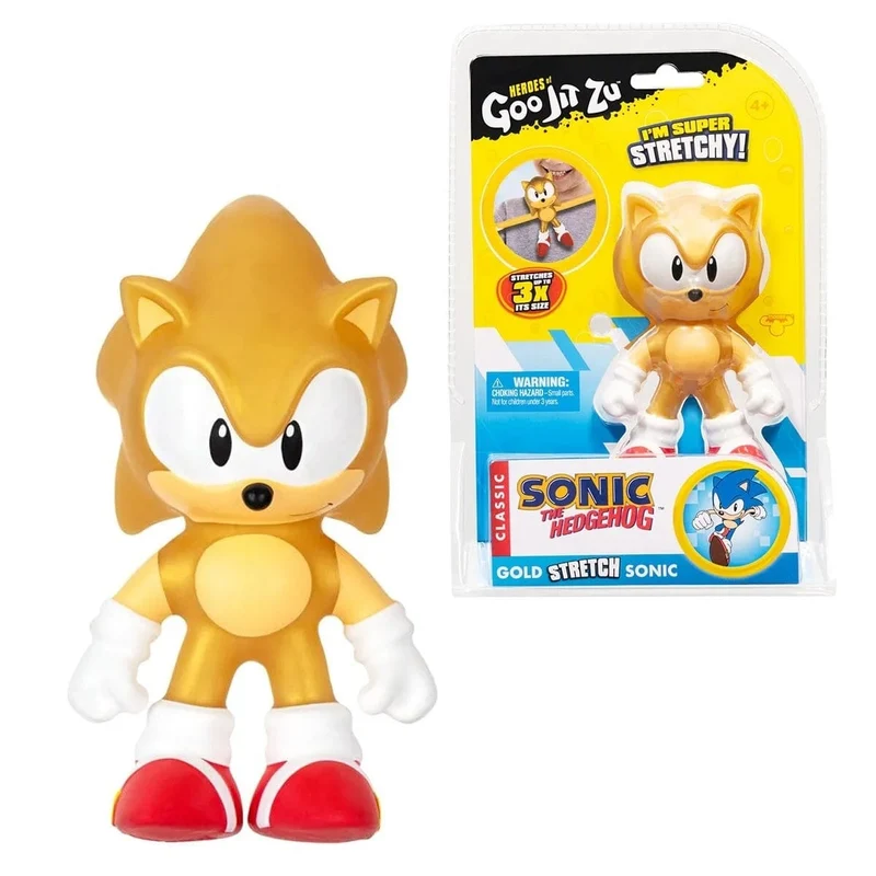Heroes of Goo Jit Zu Sonic the Hedgehog - Gold Stretch Sonic