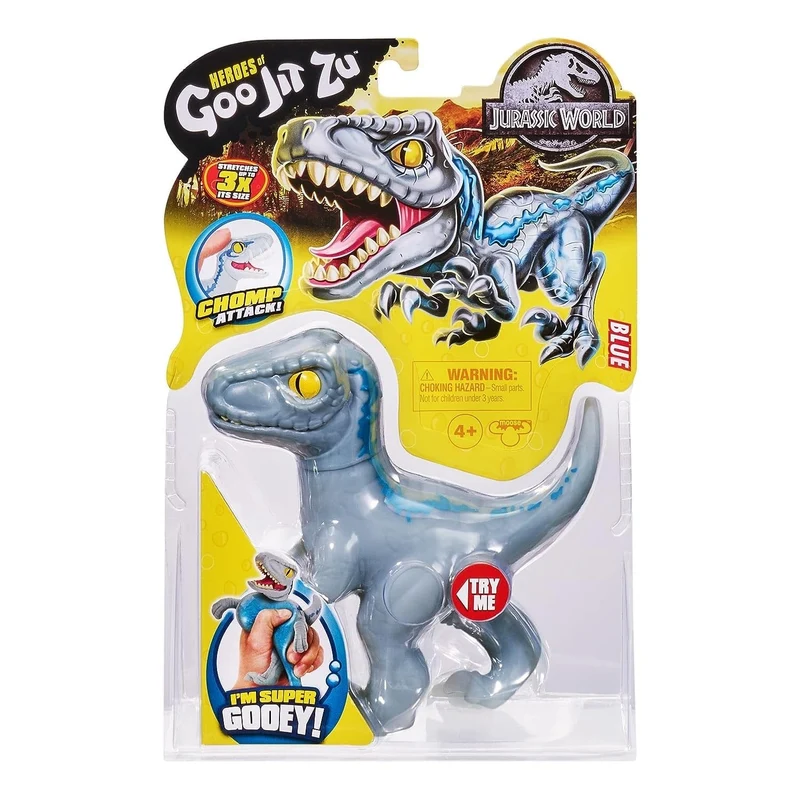 Heroes of Goo Jit Zu Jurassic World Blue Velociraptor Hero Pack