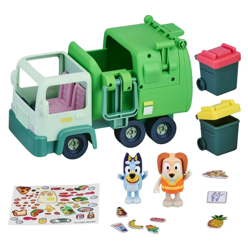 Bluey Garbage Truck Playset