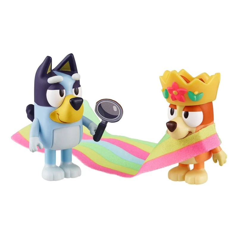 Bluey 2pk Figurine - Queens - Bluey And Bingo