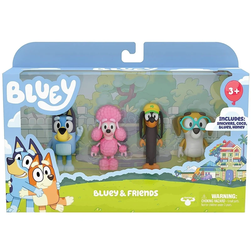 Bluey & Friends S3 Figure 4pack