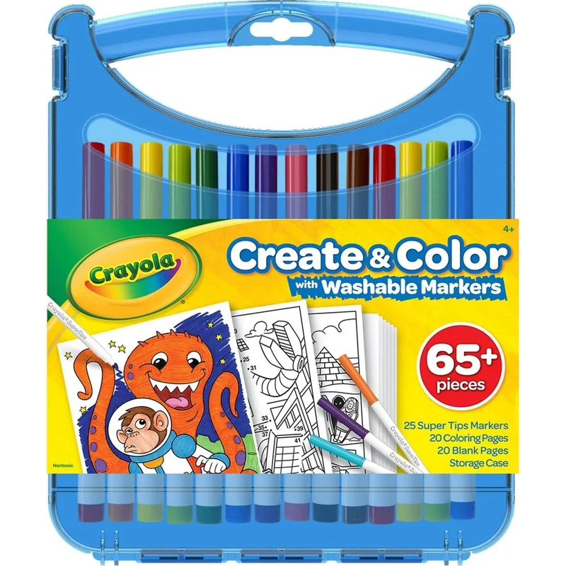 Create and Color with Super Tips Washable Markers