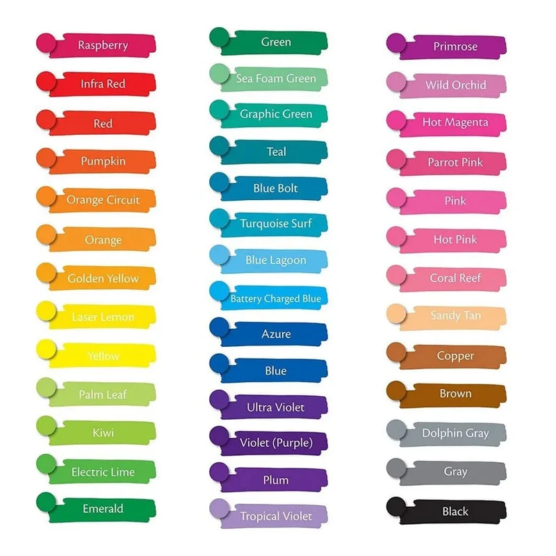 Crayola - 40 Ct Ultra-Clean Washable Assorted Broad Line