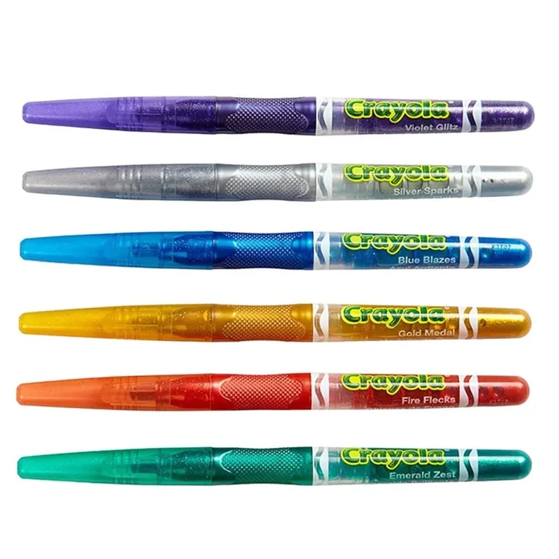 Crayola - 6 Glitter Markers