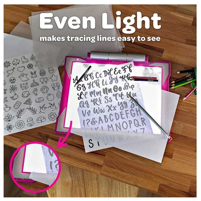Crayola - Light-Up Tracing Pad For Girls - Assorted