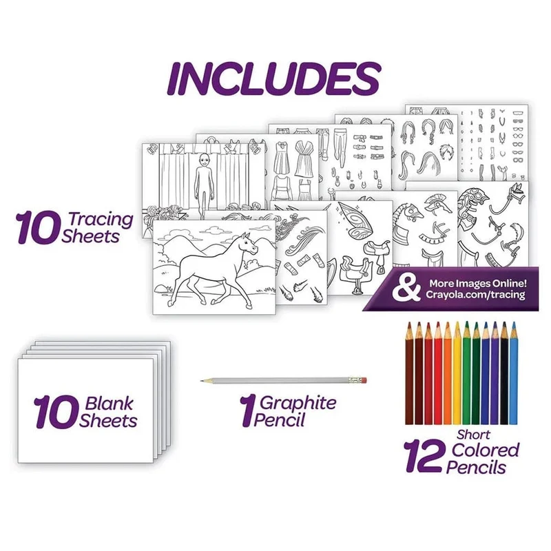 Crayola - Light-Up Tracing Pad For Girls - Assorted