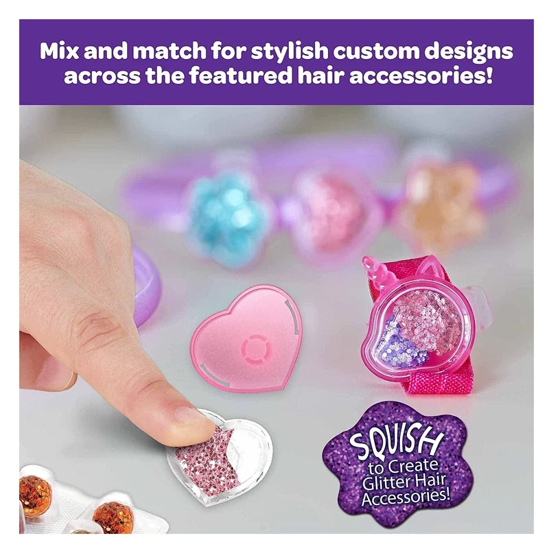 Crayola Glitter Dots Salon Hair Clips Craft