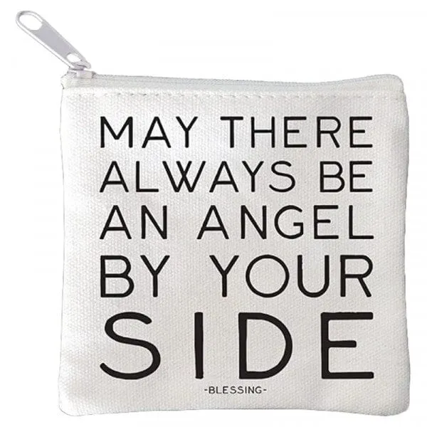 Quotable - Angel By Your Side Mini Pouch