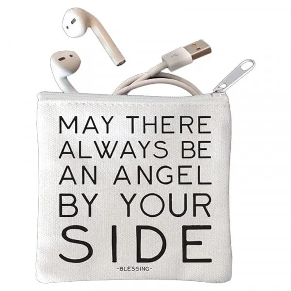 Quotable - Angel By Your Side Mini Pouch