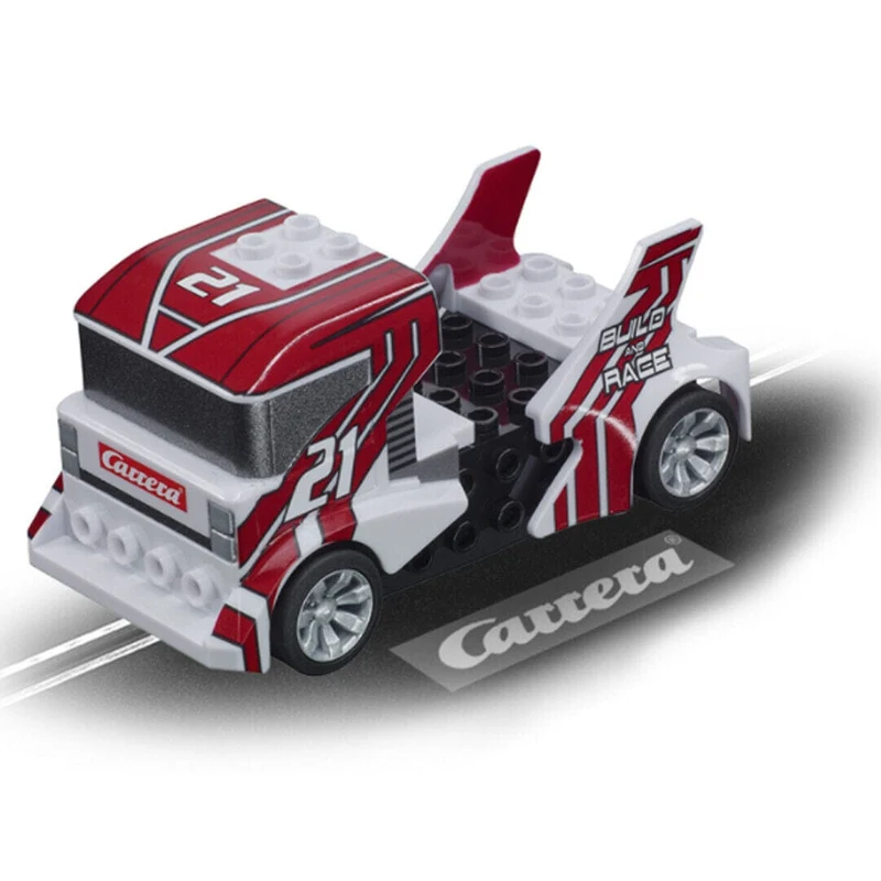 Carrera Go Build Race Race Truck - White