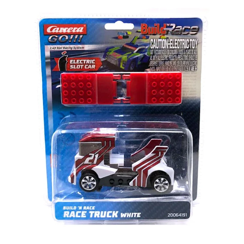 Carrera Go Build Race Race Truck - White
