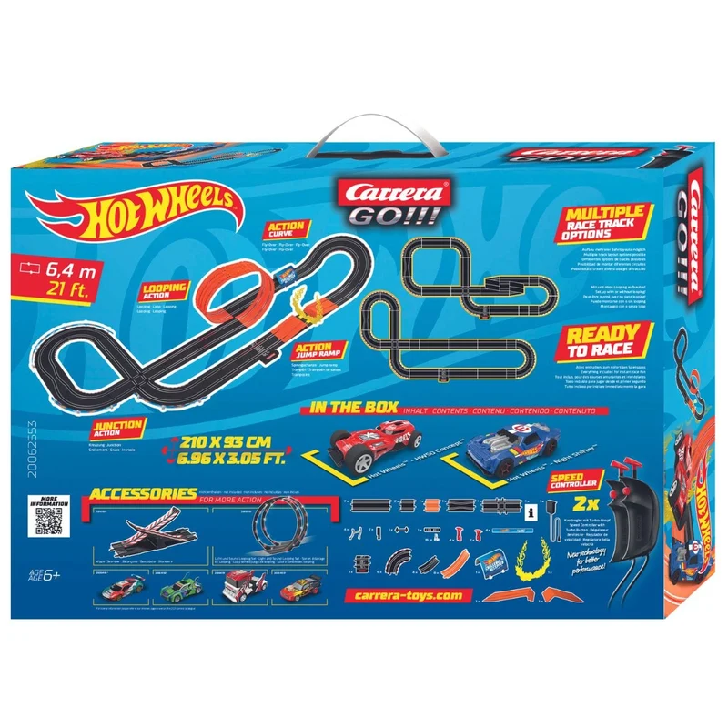 Carrera Go! Hot Wheels 6.4m