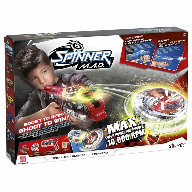 Spinner Mad - Single Shot Blaster Firestorm