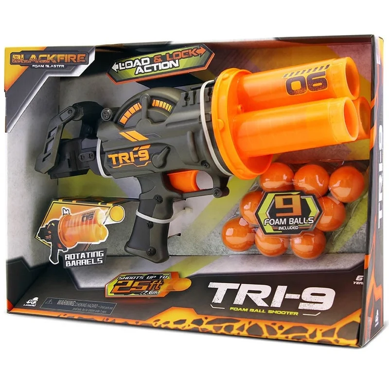 Blackfire Tri-9 Ball Shooting W/Rotating Barrels