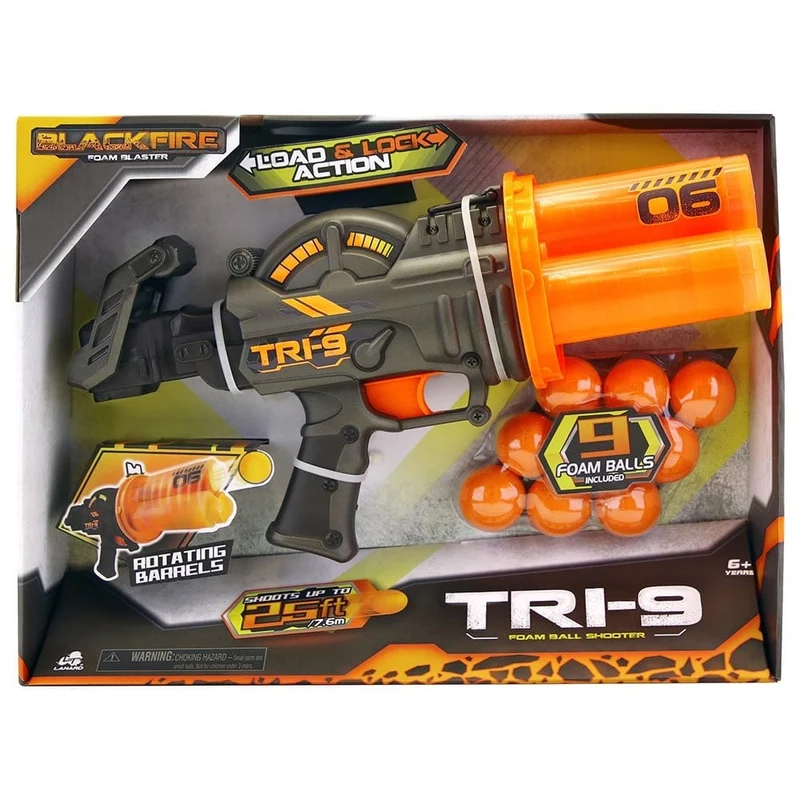 Blackfire Tri-9 Ball Shooting W/Rotating Barrels