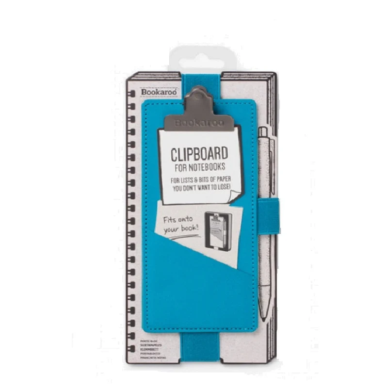 Bookaroo Notebook Clipboard - Turquoise