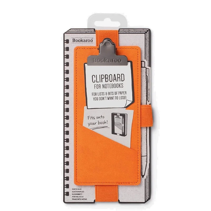 Bookaroo Notebook Clipboard - Orange