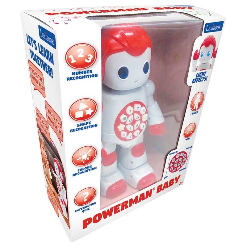 Lexibook - Powerman First Talking Robot Learning Toy - English