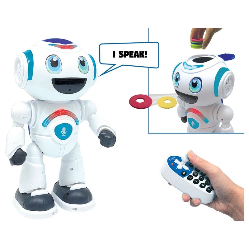 Lexibook - Powerman RC Master Stem Robot w/ Quiz - English