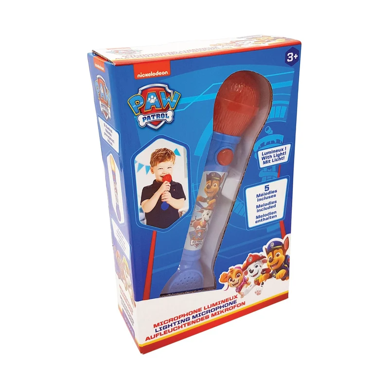Paw Patrol Lighting Microphone with Melodies and Sound Effects
