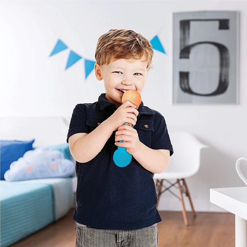 Baby Shark Lighting Microphone with Melodies and Sound Effects