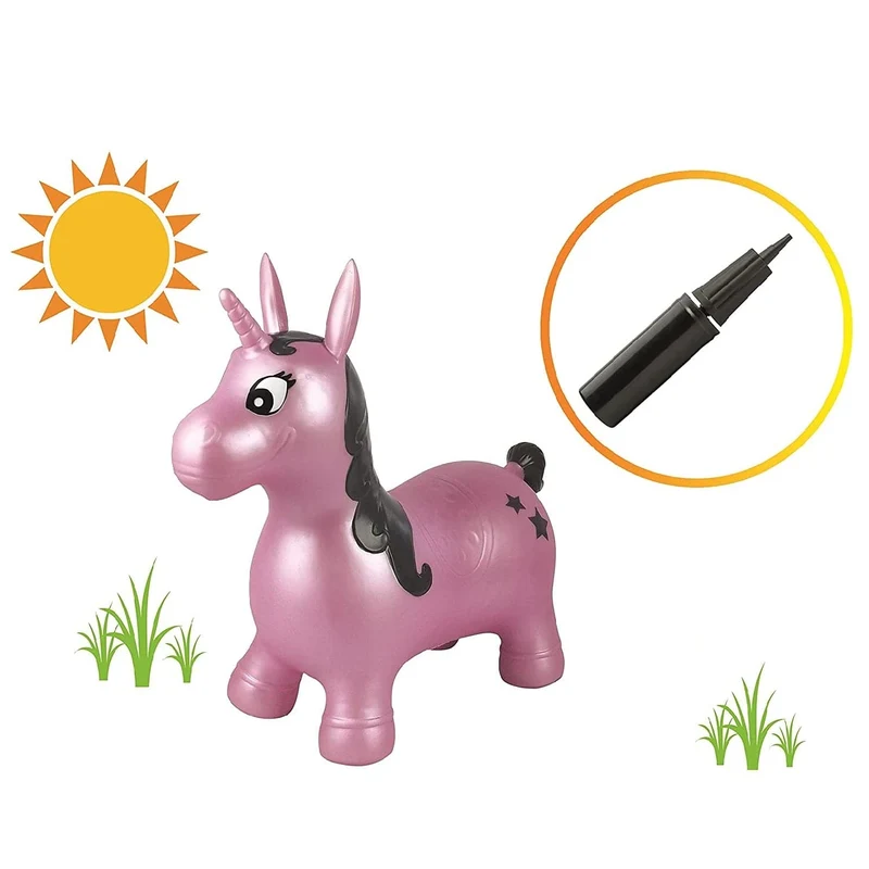 Inflatable jumping Unicorn